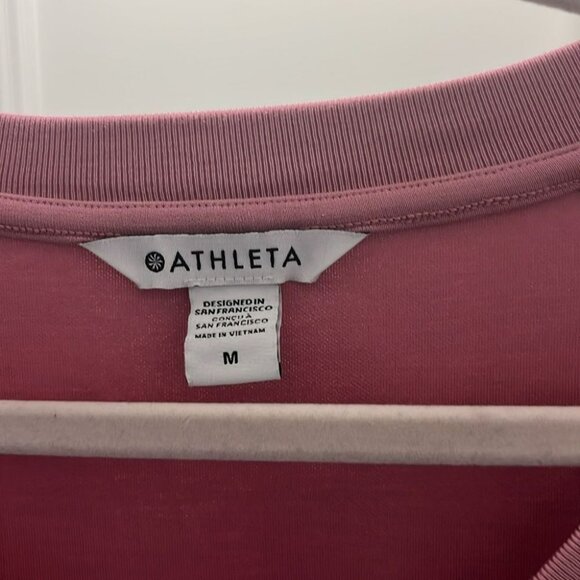 Athleta Womens Long Sleeve Seasoft Scoop Neck Top Size M‎ Antique Rose - Picture 6 of 7